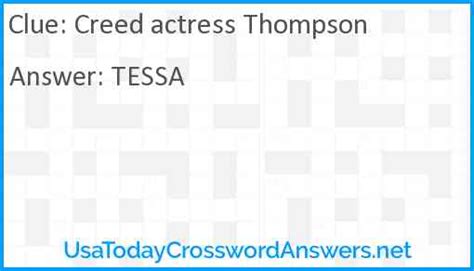 actress thompson of creed nyt|actress thompson nyt crossword clue.